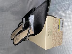 Jewel Badgley Mischka Jan Strappy Pointed Toe Stiletto Size 9.5